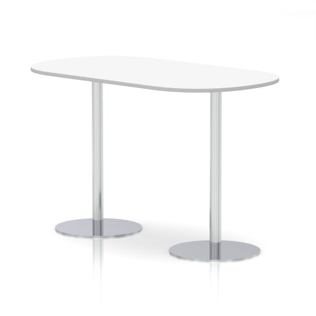 italia boardroom table white leg