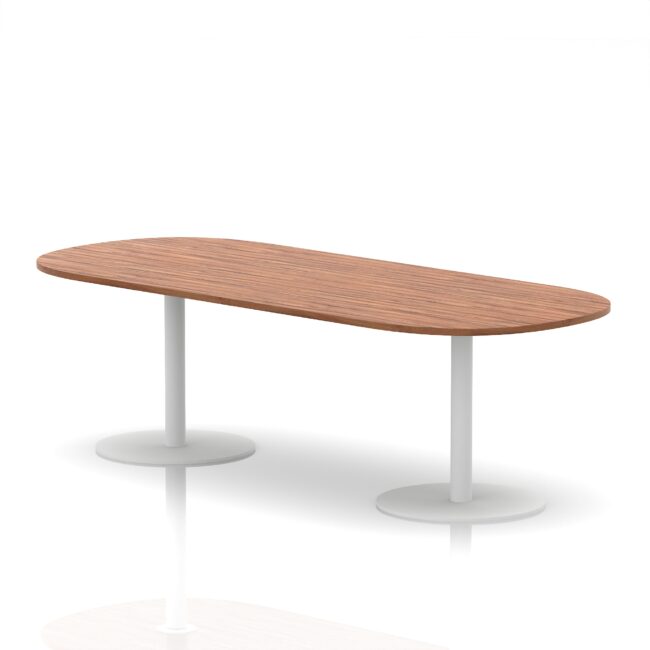 italia boardroom table white leg