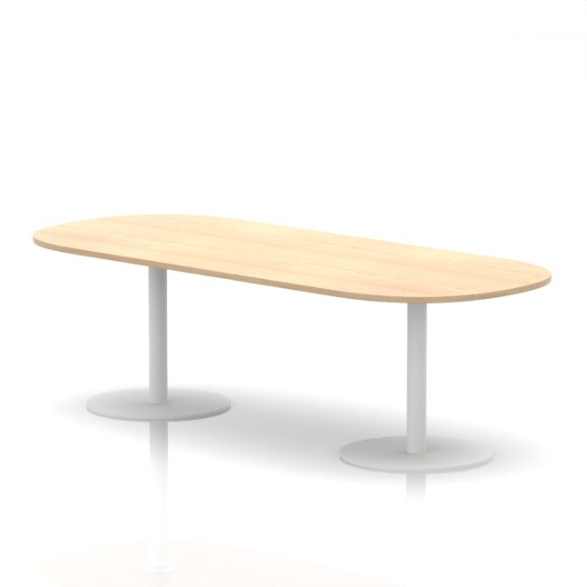 italia boardroom table white leg