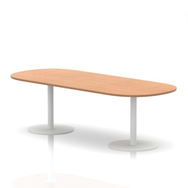 italia boardroom table white leg