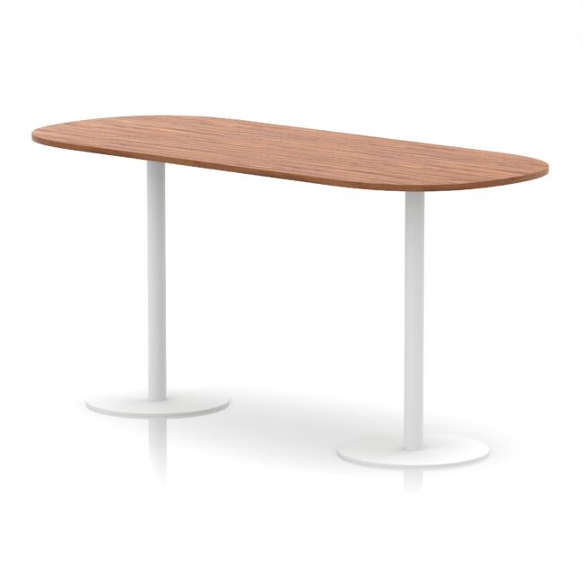 italia boardroom table white leg