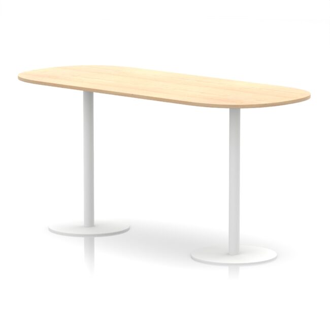 italia boardroom table white leg
