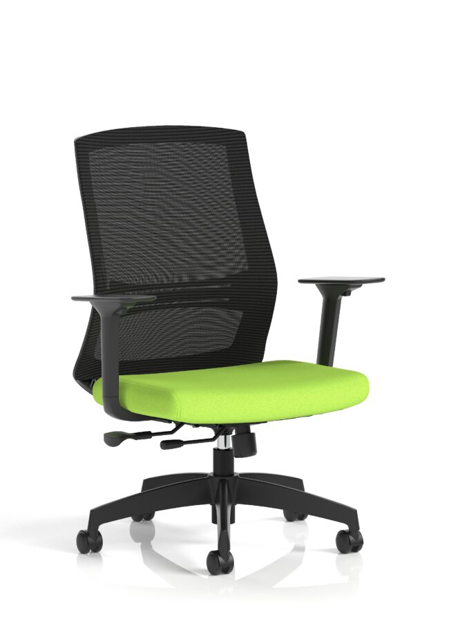 ventra mesh back task operator office chair height adjustable arms