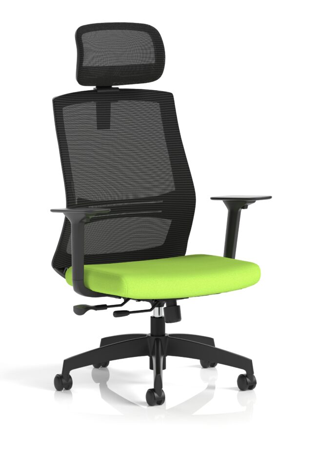 ventra mesh back task operator office chair height adjustable arms