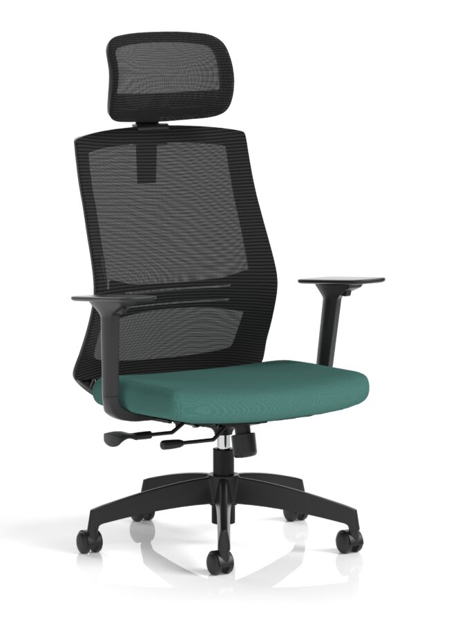 ventra mesh back task operator office chair height adjustable arms