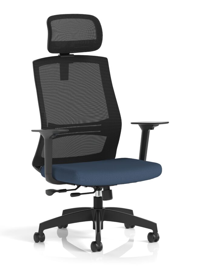 ventra mesh back task operator office chair height adjustable arms