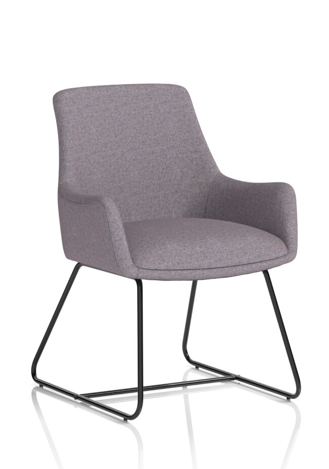 quote sled base office reception chair
