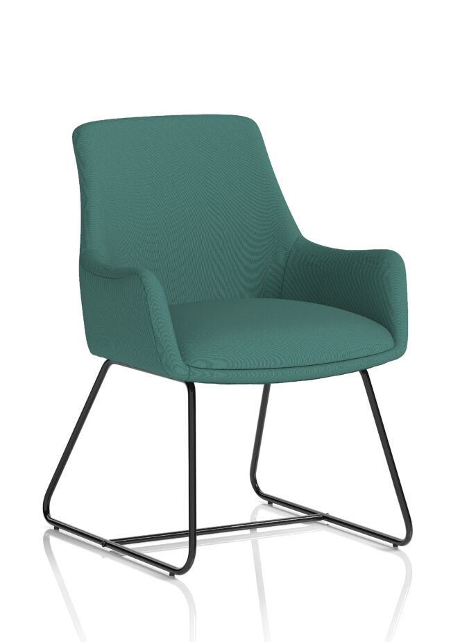 quote sled base office reception chair
