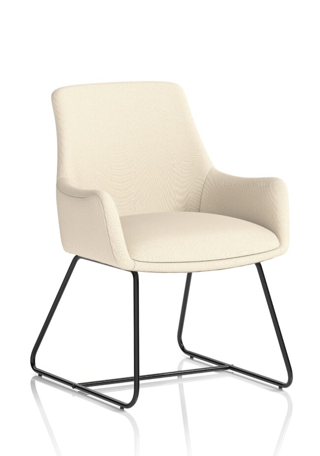 quote sled base office reception chair