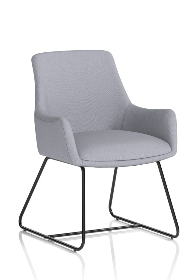 quote sled base office reception chair