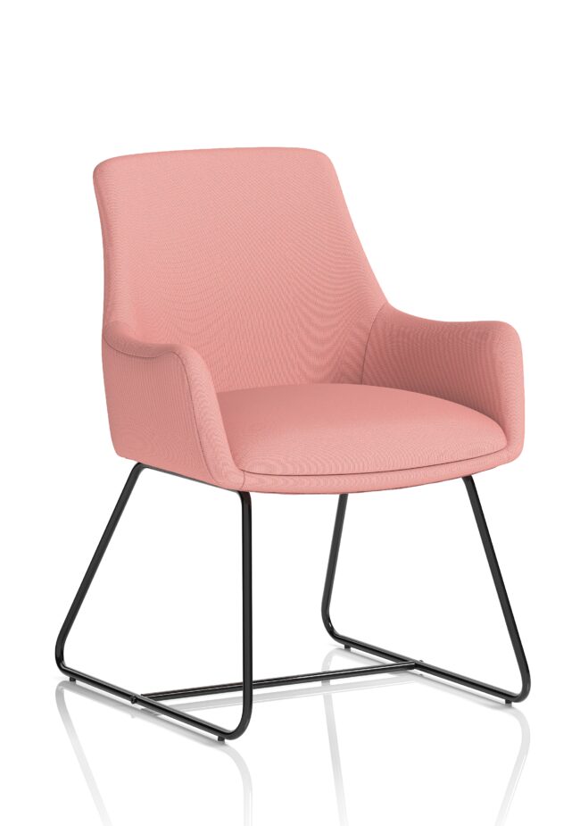 quote sled base office reception chair