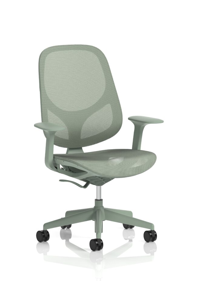 tutti mesh medium back task operator office chair with arms