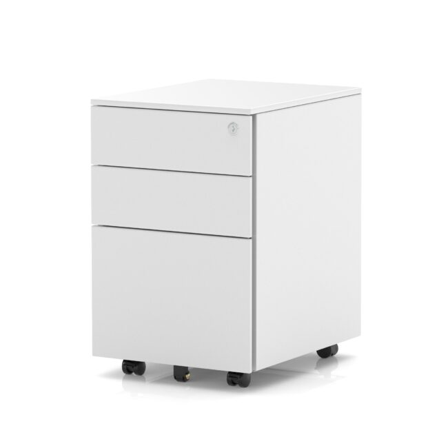 base mobile steel pedestal 3 drawer